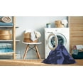 thumbnail image 2 of Ahgly Company Tapis d'Intérieur Lavables en Machine, Ronds, Transitionnels, Bleu Ardoise Foncé, 7' Ronds, 2 of 7