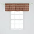 thumbnail image 2 of Ambesonne Afghan Window Valance, Timeless Rhombus Motifs, 54" X 18", Multicolor, 2 of 3