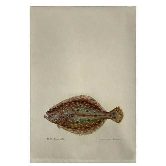 Betsy Drake GT014 Flounder Guest Towel - 20 x 20 in.