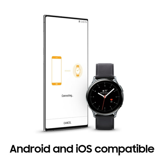 SAMSUNG Galaxy Watch Active 2 Aluminum Smart Watch (44mm) - Aqua Black - SM-R820NZKAXAR