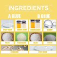 thumbnail image 5 of Tile Cracks Repair Kit, Glossy Surface Filler Gap Filling Adhesive for Marbles Ceramics Tiles Pits, Holes, and Cracks, 5 of 5