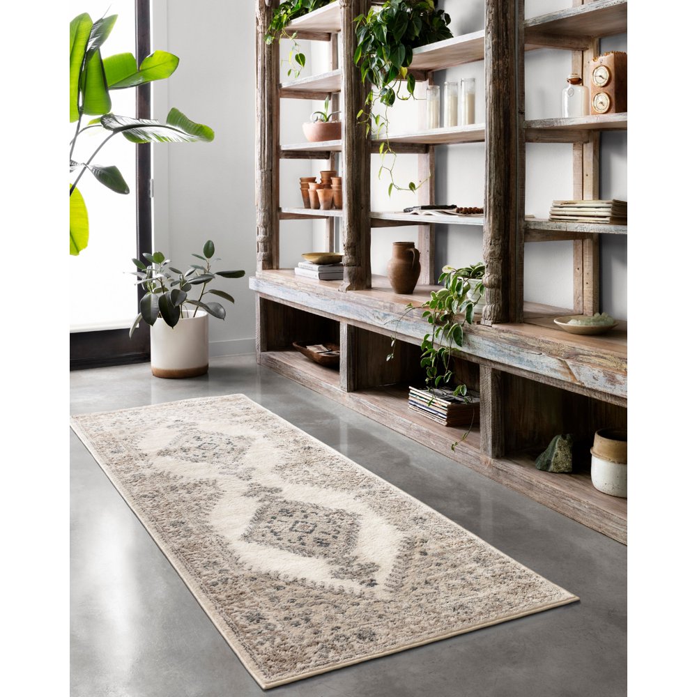 Loloi II Teagan Oriental Oatmeal / Ivory Area Rug