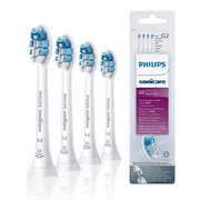 Genuine G2 Optimal Gum Care Replacement Toothbrush Heads, Compatible with Philips Sonicare Electric Toothbrush4 Brush Heads, HX9034, White, 4 Pack