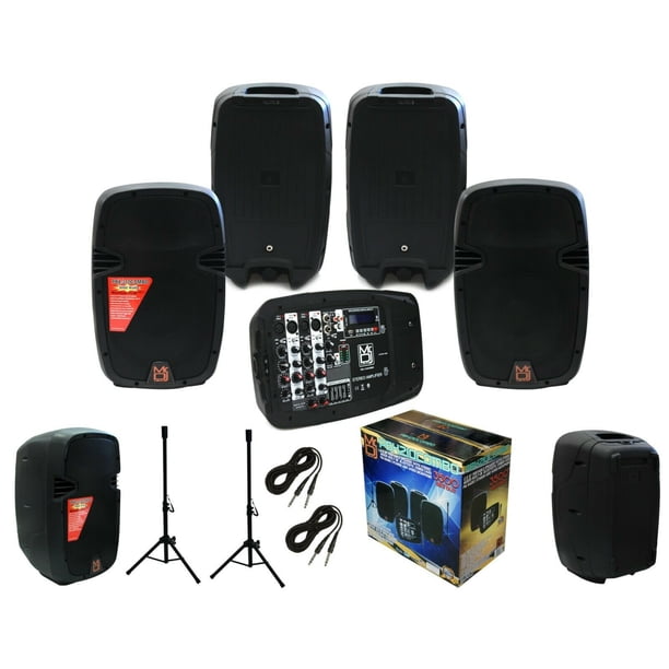 MR DJ Bluetooth SpeakerPortable all in One Personal PA/DJ