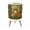 Color 2, variant on Stained Glassed Style Small Trash Can with Lid Rainbow Colorful 1.8 Gallon Dog Proof Trash Can Round Garbage Can Waste Bin Wastebasket for Bathroom Bedroom Living Room