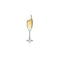 thumbnail image 2 of Mikasa Julie Collection 8 oz. Clear Champagne Flutes Crystal, 2 of 6
