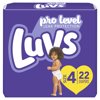 Luvs Pro Level Leak Protection Diapers, Size 4, 22 Count