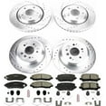 thumbnail image 3 of PowerStop Front and Rear Z23 Evolution Sport Carbon-Fiber Ceramic Brake Pad and Drilled & Slotted Rotor Kit Fits: HONDA Select Models K7576, 3 of 10