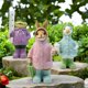 thumbnail image 4 of Pluviómetro para Jardín, Paisaje, Granja, Exterior, Fácil de Leer, Estatua de Resina con Forma de Animal, Conejo, 4 of 6