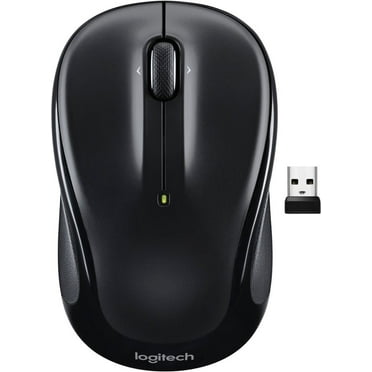 Logitech M325S Wireless Mouse Compact and Comfortable with Speed Wheel, Black, Black