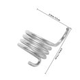 thumbnail image 2 of Raindrops 3Pcs Metal Golf Cart Pedal Return Spring Silver Parts And Accessories, 2 of 8