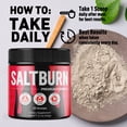thumbnail image 5 of Saltburn Advanced Formula Powder Supporting Energy and Healthy Lifestyle Salt Burn 90 Servings, 5 of 7