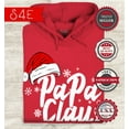 thumbnail image 2 of S4E Men's Papa Claus Santa Hat Christmas Hoodie Sweatshirts X-Large Red, 2 of 4