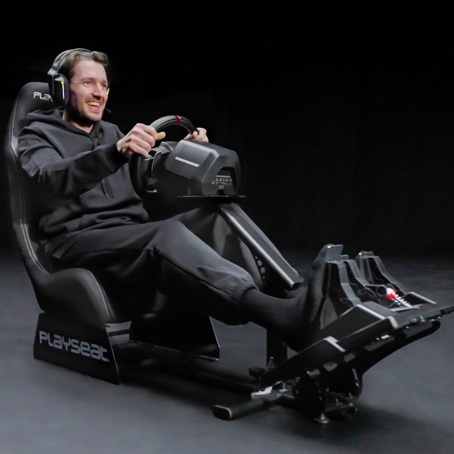 Comfortable Black Alcantara Gaming Chair with Frame Comoros Ubuy