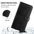 thumbnail image 6 of for Samsung Galaxy A22 4G Phone Case Wallet Protective Case leather Cover with magnetic closed cBlackit card slot shockproof protection phone case, 6 of 7