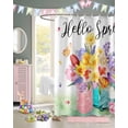 thumbnail image 2 of Easter Shower Curtain Tulip Flowers Vase Shower Curtains for Bathroom Decor Spring Lavender Plants Butterfly Bath Curtains Sets for Spring Easter Bathroom Decor Fabric Waterproof Extra Long 72" X 84", 2 of 6