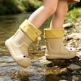 thumbnail image 5 of LIIPEE Boys Girls Rain Boots Kids Unisex Cartoon Outdoor Fashion Waterproof Shoes Wet Weather Cute Comfortable Soft Daily Non- Outsole Footwear,5.5-6 Years, 5 of 8