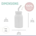thumbnail image 3 of Melii Silicone Milk Bottle with Straw 6 oz for Babies and Toddlers, 3 of 5