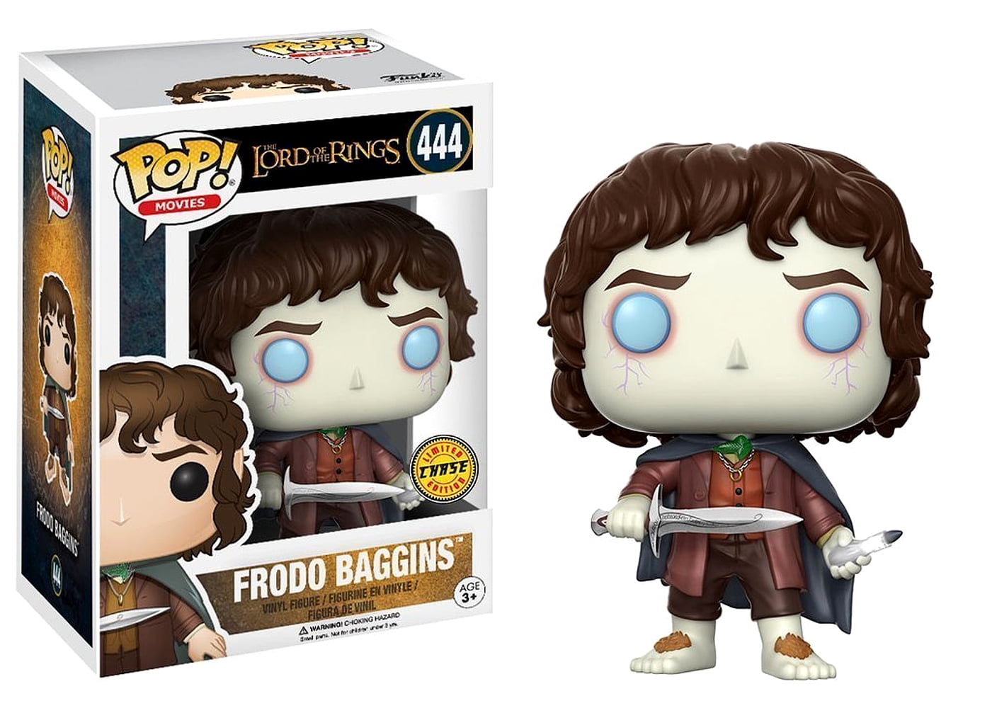 Funko The Lord of the Rings: The Return of the King Frodo Baggins #444 Chase Variant Pop Vinyl