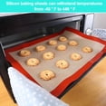 thumbnail image 5 of Set of 3 Silicone Baking Mats Heat-Resistant, Non-Stick, Reusable - Food-Grade, Ideal for Oven, Pastry, Bread Dough, Rolling, Macaron Making, Cookies, and More in Your Kitchen Arsenal, 5 of 8