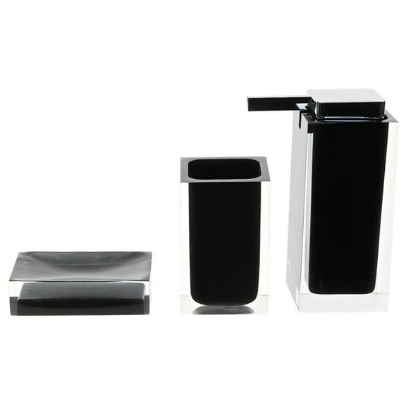 Nameeks Ra580 Gedy Bathroom Accessories Set - Black