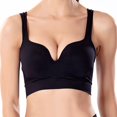 thumbnail image 4 of Womens Bras Large Size Push-Up Yoga Fitness Running Shockproof Sports Bra Bras for Women No Underwire Black L, 4 of 8