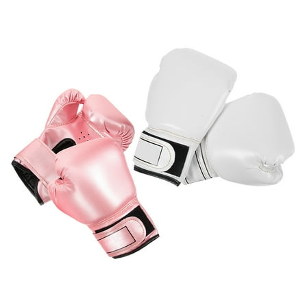 OFFIGAM 2Pairs Pearlescent Color Boxing Gloves for Training and Sparring with Comfortable Sponge Liner