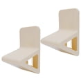 thumbnail image 1 of Shower Foot Rest, 2 Pcs Shower Foot Rest Foot Stool Shower Shaving Foot Rest with Anti Slip Shower Foot Pedal Holder for Shaving Legs No Drill Wall Mounted Triangular, 1 of 7