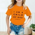 Baby Girl Shirts Letter Print Short Sleeve T Shirts Casual Round Neck ...