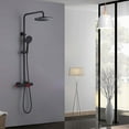 thumbnail image 3 of Slide Bar Wall Mounted Shower Faucet Set, Exposed Shower Combo Set with Rough-in Valve, 3 of 5