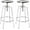 Silver, variant on Metal Bar Stools Set of 2, Adjustable Height 360-Degree Swivel Bar Stool, Backless and Armless Counter Barstools for Kitchen Island, Dining, Cafe, Pub, Gold