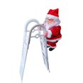 thumbnail image 1 of TQEHS Escalera eléctrica para escalar Papá Noel, figura musical navideña para fiesta, D B1W9, 1 of 6