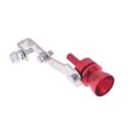 thumbnail image 4 of Turbo sonido silbido del tubo de escape tubo de escape purga válvula aluminio tamaño M rojo Carevas Silbar, 4 of 7