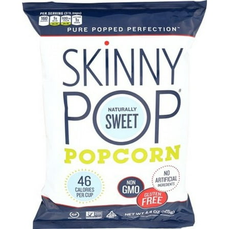 (Pack of 12) SkinnyPop Popcorn Ready-to-Eat Sweet & Salty Kettle 5.3 Oz