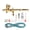 NT-180GK-1, variant on Gravity Dual-action Mini 9cc Airbrush Paint Nail Spray Gun Makeup Paint Set Face Tattoo Art DIY Tool 0.2mm/0.3mm/0.5mm ,Versatile applications