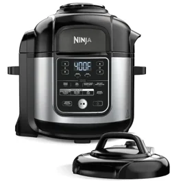 Ninja OP300C Foodi 6.5 Quart Pressure Cooker Air Fryer with TenderCrisp Technology Black Gray 1460W Walmart