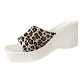 thumbnail image 2 of Sandels Women's Wedge Sandals Fashion Open Toe Platform Sandals Comfort Sandals With Arch Support on Clearance, 2 of 5