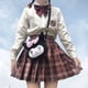 thumbnail image 1 of Cinnamoroll-bolso de peluche con cadena de perlas Sanrio, bolsa cruzada de peluche suave, bolso de mano con orejas grandes para perro, muñeca, regalos para niñas, novedad, 1 of 4
