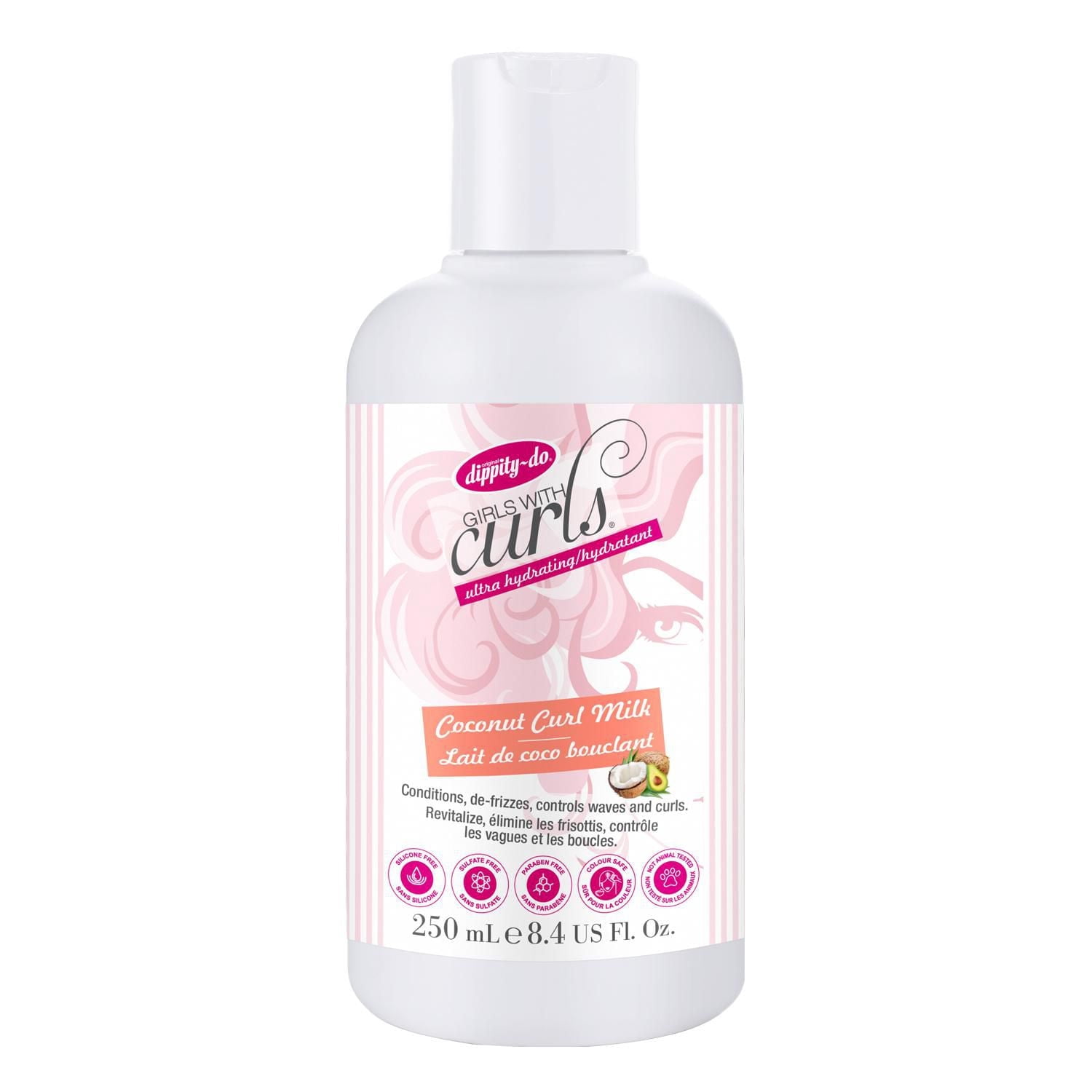 DIPPITY DO GIRLS WITH CURLS LAIT DE NOIX DE COCO EN GRAINS 250ML
