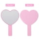 thumbnail image 3 of 2 espejos de maquillaje de mano en forma de corazón, hermosos espejos compactos portátiles., 3 of 7