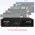 thumbnail image 4 of KOQIT Digital TV Converter Box ATSC Cabal Box for Analog HDTV ATSC TV Tuner 1080P Timer Setting USB PVR Function Digital Channel Free Set Top Box, 4 of 8