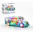 thumbnail image 1 of Autobús escolar de juguete Kingly Toys con luces, música y movimiento bump & go, 1 of 8