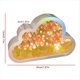thumbnail image 3 of Lámpara de Noche con Forma de Tulipán en Forma de Nube, Hecha A Mano, con Material Bricolaje, para Decoración Hogar, Espejo, Lámpara de , Regalo Cumpleaños, San Valentín., 3 of 5