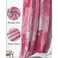 thumbnail image 3 of Pink Abstract Blackout Curtains for Bedroom Living Room Darkening Curtains 54 Inch Long Vintage Geometric Gradient Oil Painting Modern Short Curtain for Small Window Treatment Drapes 52"x54"x2, 3 of 9