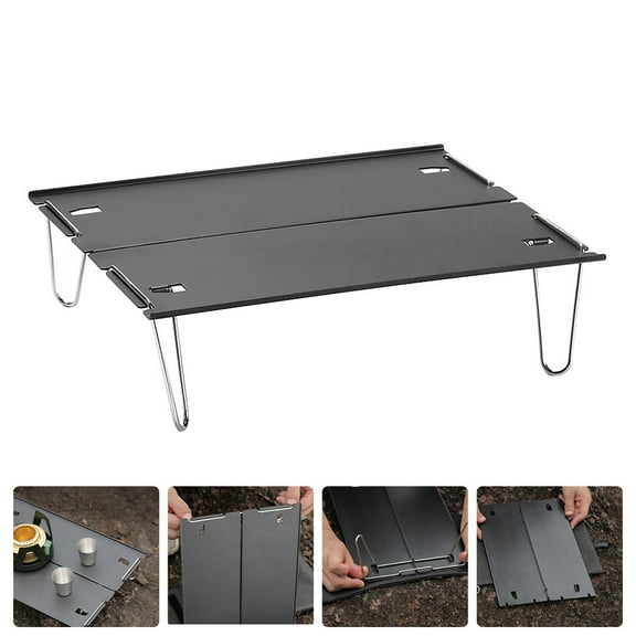 GOOHOCHY Compact Camping Table Compact Design Folding Tea Table 1 Set