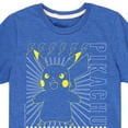 thumbnail image 3 of Pokémon - Pikachu Checkered - Youth Short Sleeve Graphic T- Shirt, 3 of 5