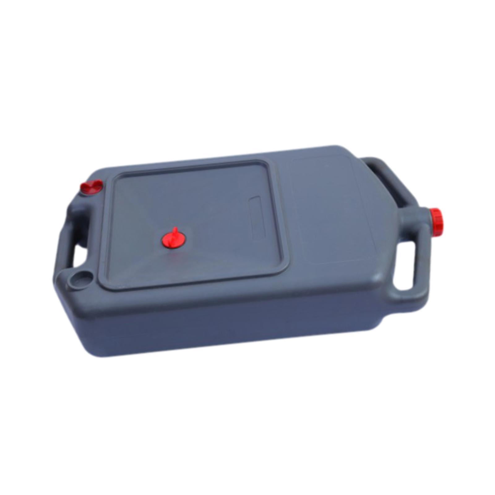 Wzmzjy 12L Drain Tray Pan Oil Drain Can Easy to Clean with Drain Hole Oil Can Reservoir
