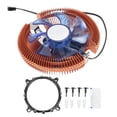 thumbnail image 2 of Ventilador del Radiador de la CPU ANGGREK Rodamiento Hidráulico DC12V Para S 754 939 940, 2 of 7