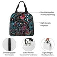 thumbnail image 3 of KLL Paisley Print Insulated Lunch Bag Women, Reusable Cute Tote Lunch Box for Adult & Men, Leakproof Cooler Lunch Bags for Work Office Travel Picnic, 3 of 5