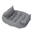 thumbnail image 1 of Dog Sofa Pet Bed Kennel Mat Soft Puppy Beds Cat House Warm Pets Couch Cats Supplies Large Dog Winter Multifunction Accessories ShopWise Round, 1 of 17